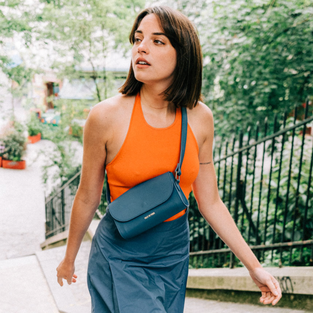 Gabrielle, the leather handbag of luxury houses