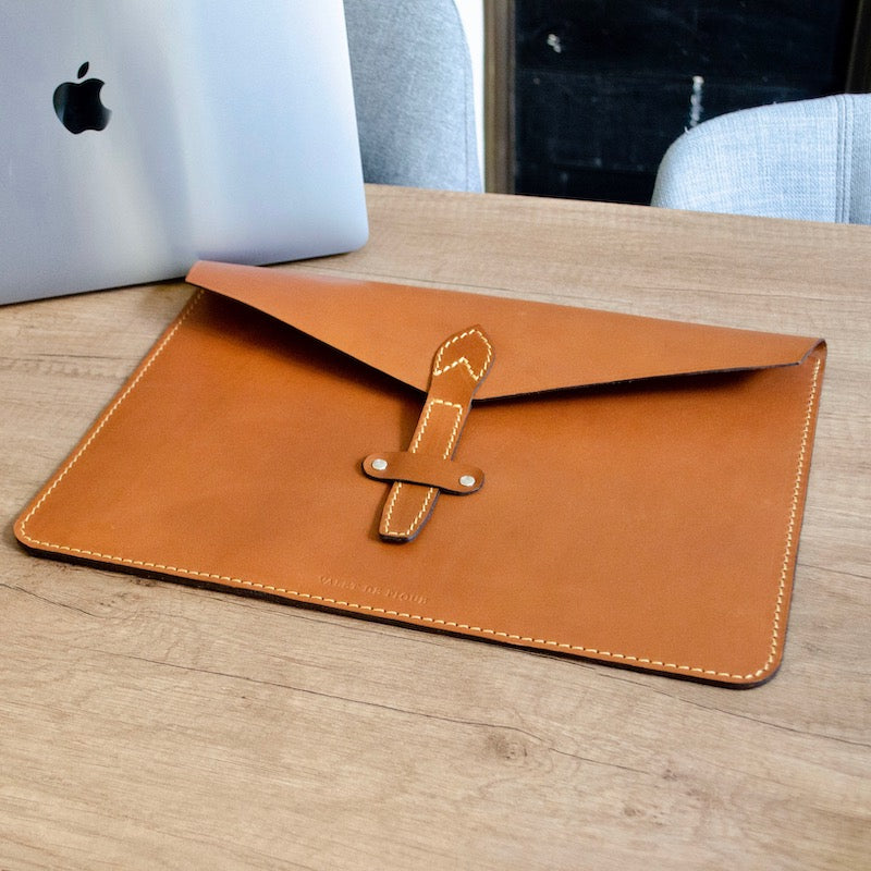 Pochette Honoré - En cuir upcyclé