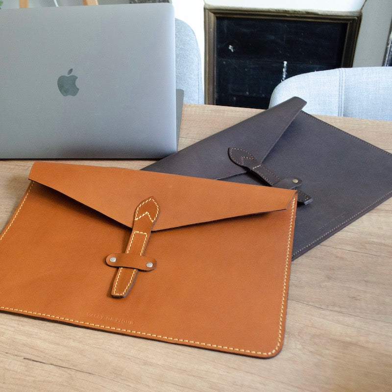 Pochette Honoré - En cuir upcyclé
