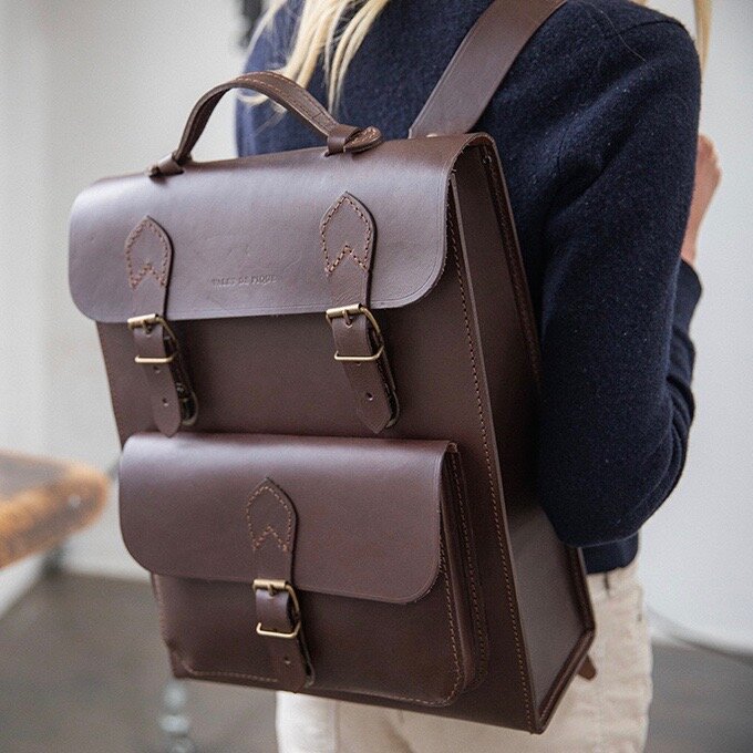 Alphonse leather backpack