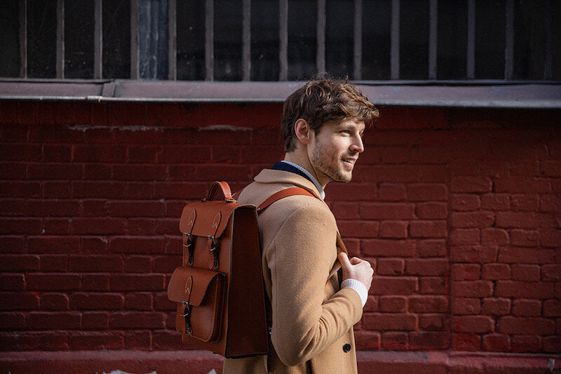Alphonse leather backpack
