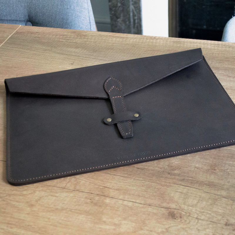 Pochette Honoré - En cuir upcyclé