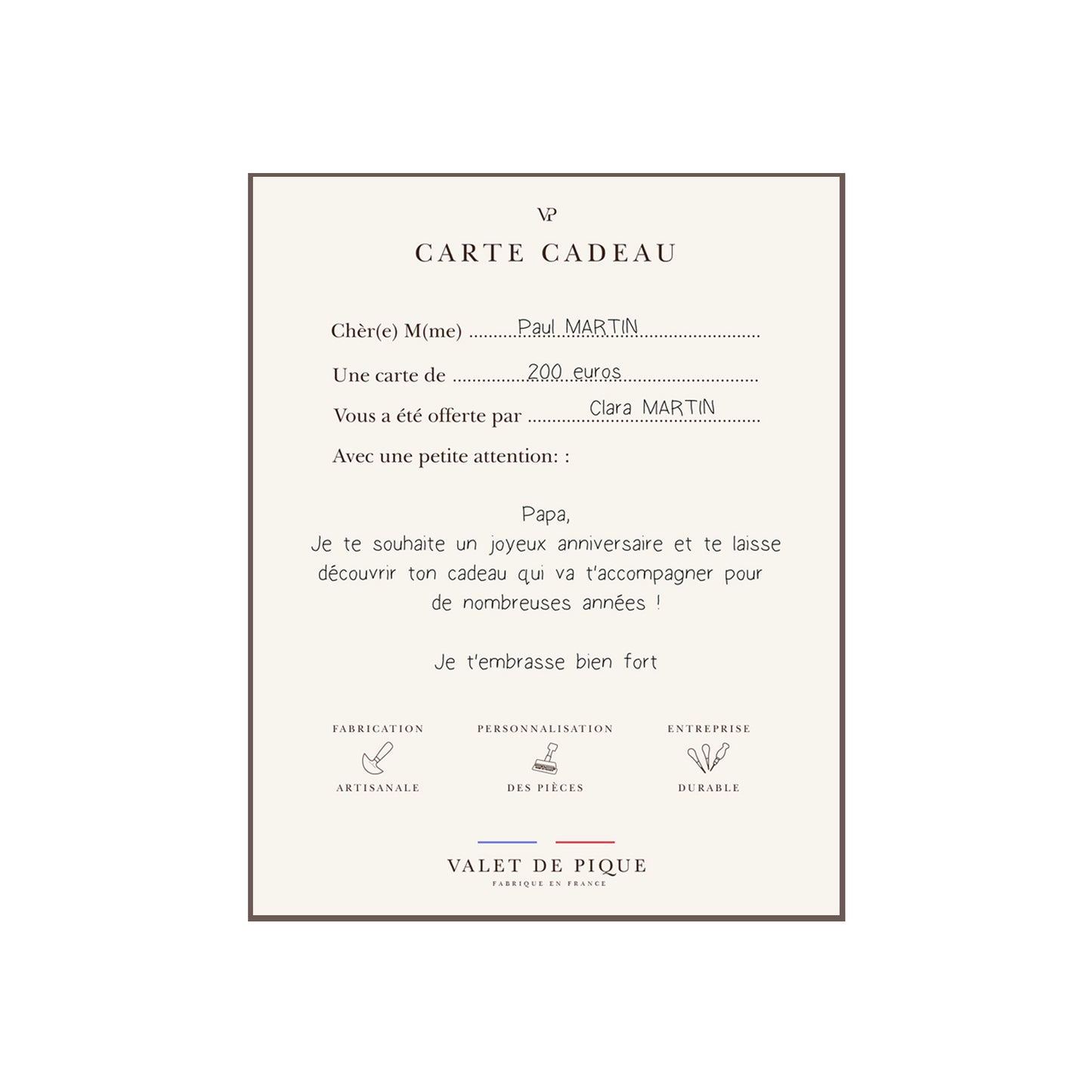 Gift card