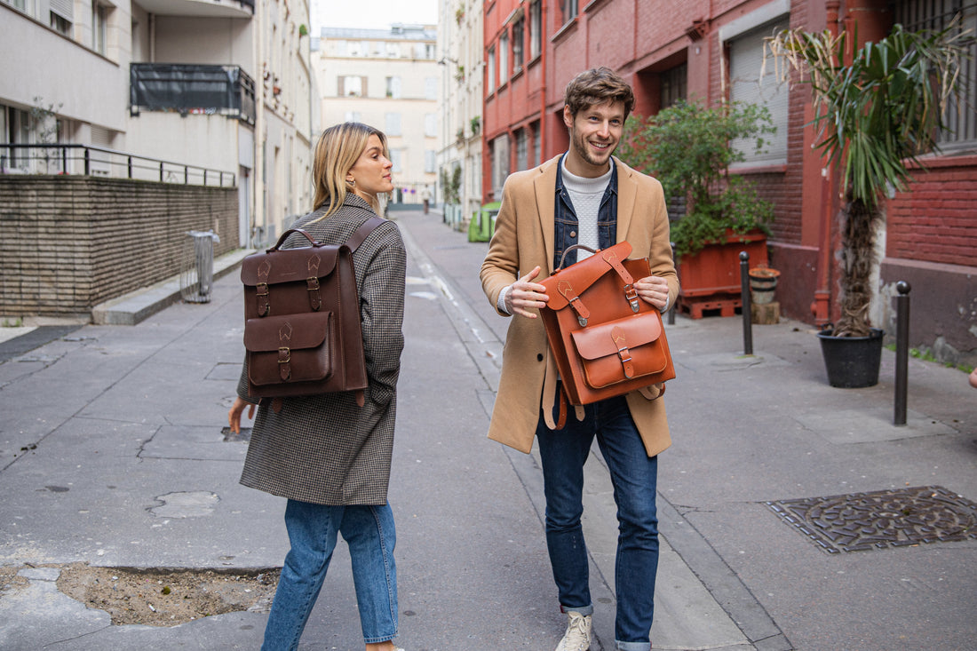 C'EST PARTI POUR LE SAC À DOS EN CUIR ALPHONSE