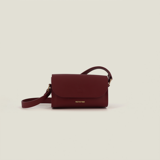 Gabrielle the leather handbag from luxury houses | Bordeaux