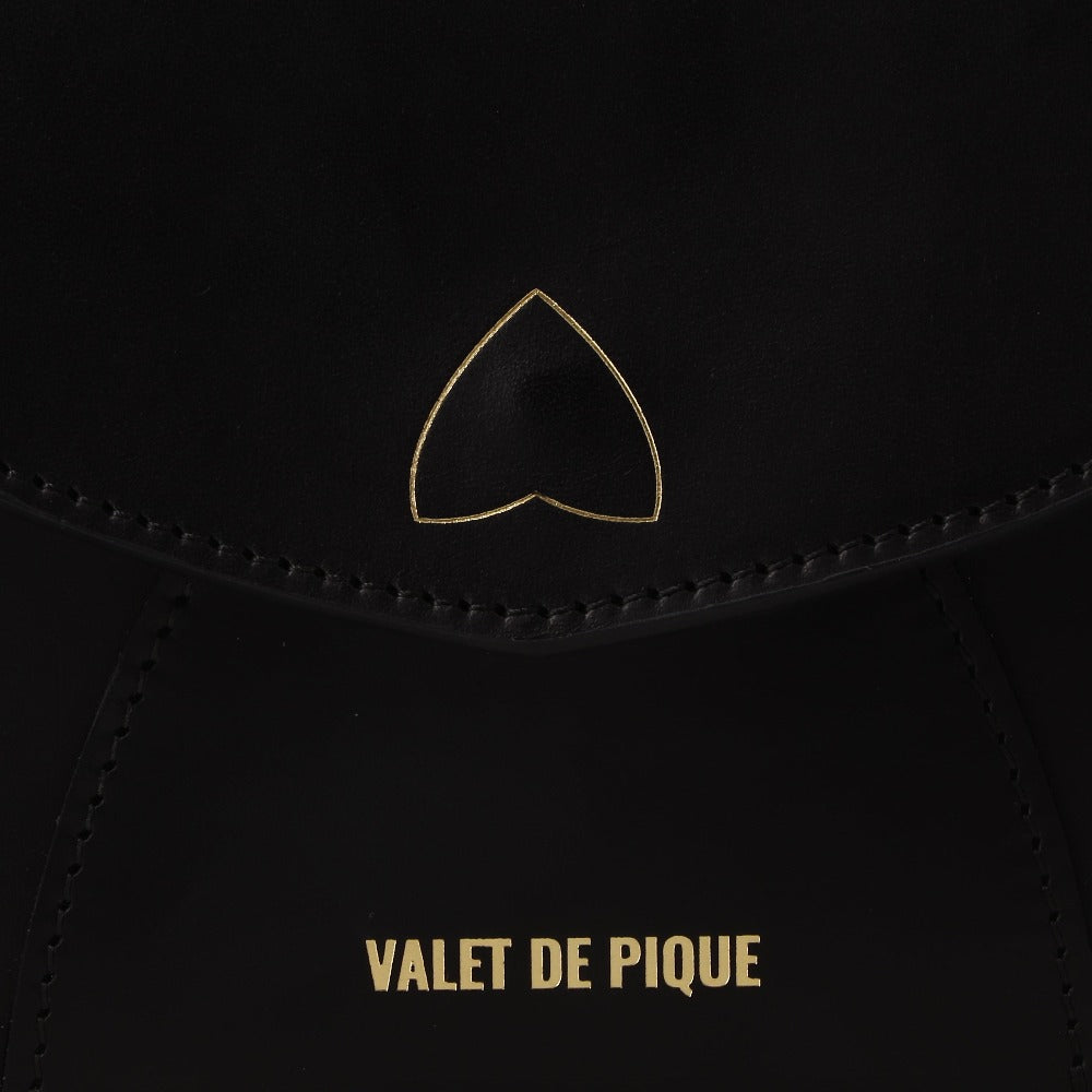 Le compagnon Agathe, made in France. Portefeuille pour femme en cuir tannage végétal. Valet de Pique