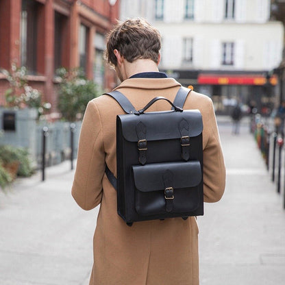 Sac à dos cuir Made in France - Homme / Femme- Valet de Pique